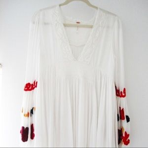 Embroidered free people dress